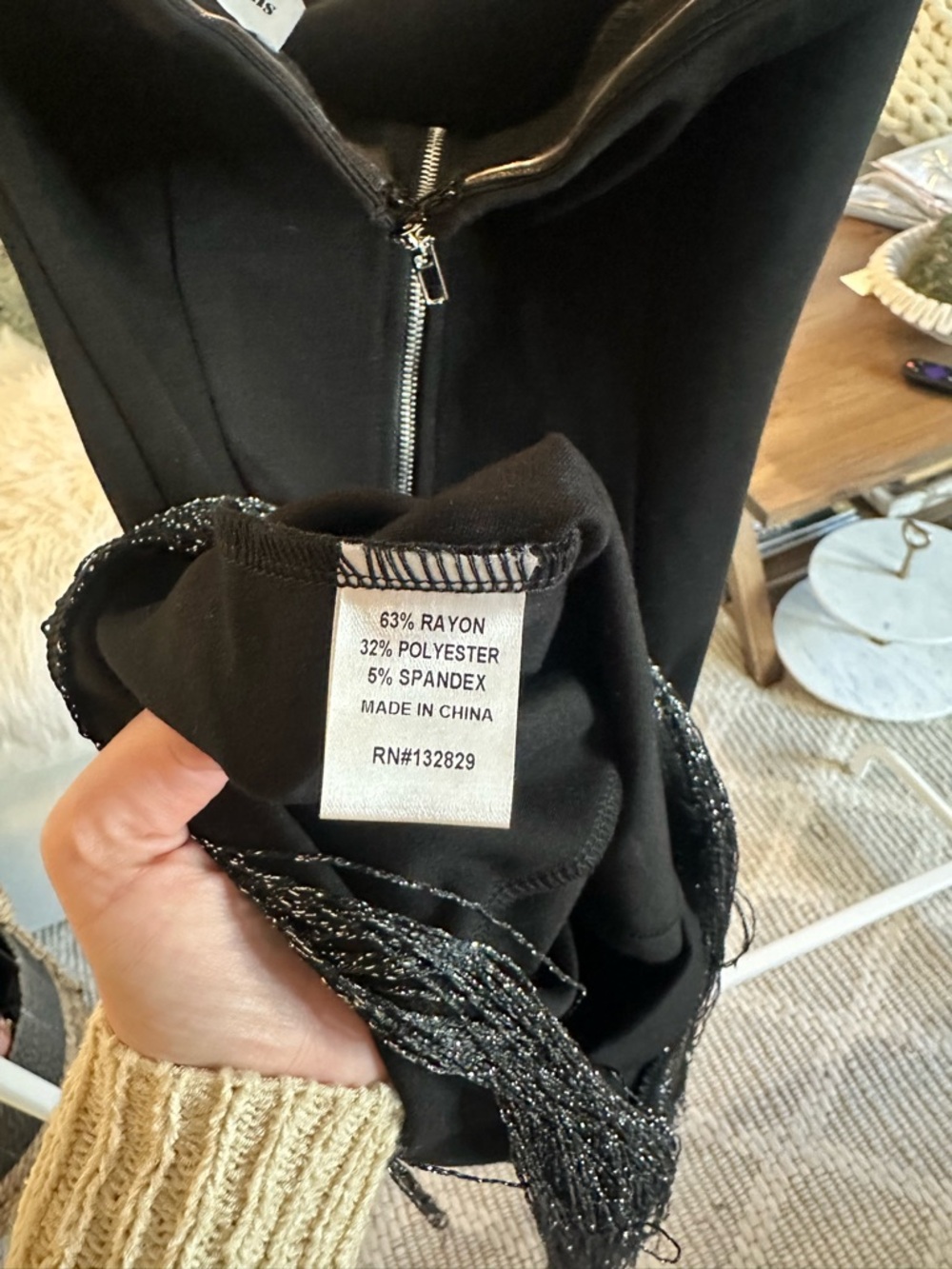 Superdown Cleo Strapless Fringe Dress S - Picture 10 of 10